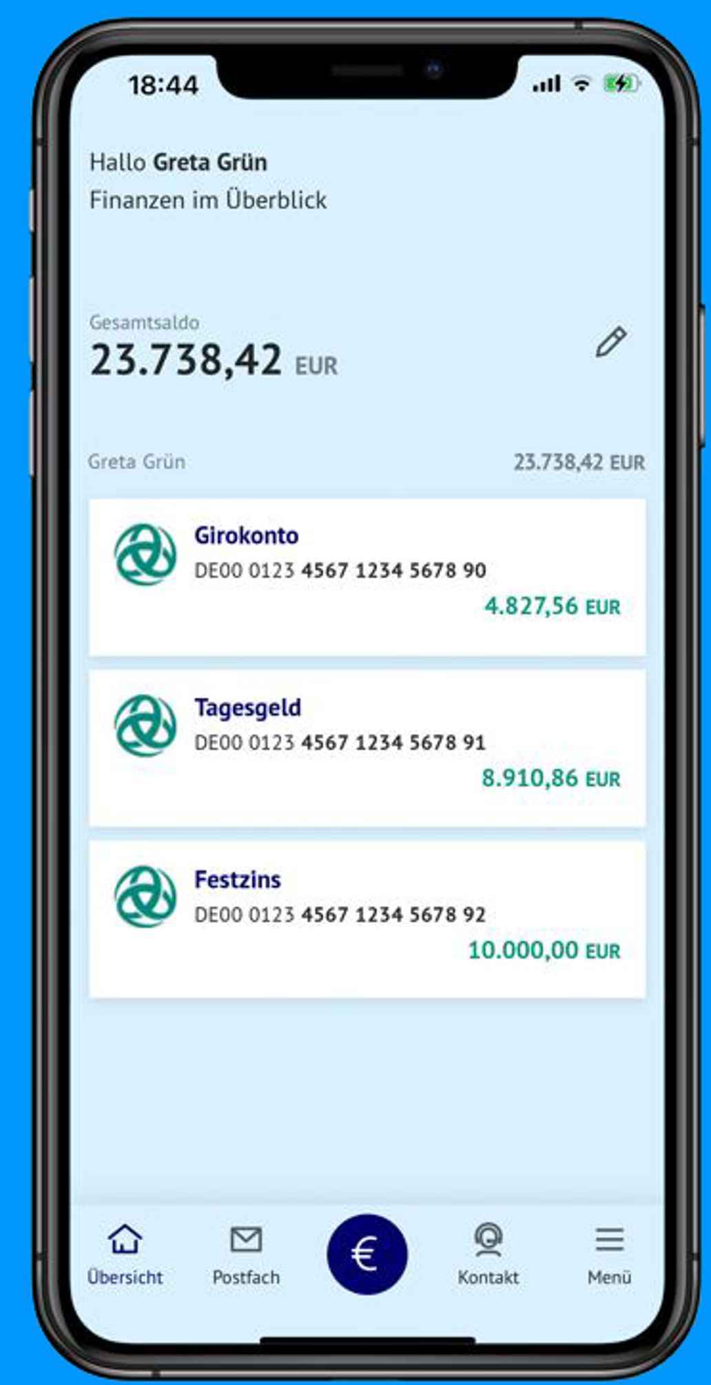 Abbildung Banking App