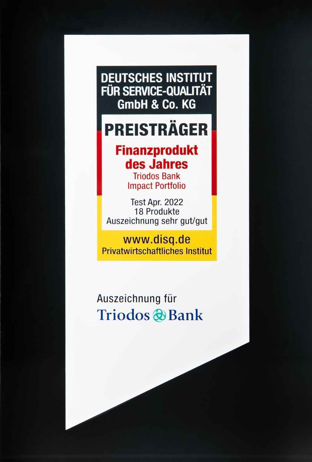 Das Finanzprodukt des Jahres - der Triodos Impact Portfolio Manager