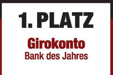 ntv: Bank des Jahres 2023 Gesamtergebnis Sehr gut und 1. Platz bei Girokonto, Hausbank & Kreditkarte