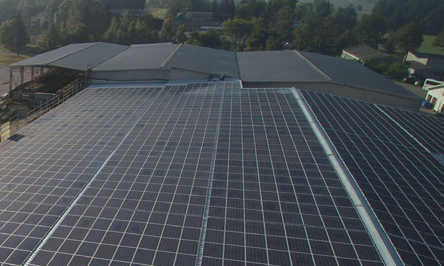 Dezentraler Solarpark der Frankfurt Energy Holding